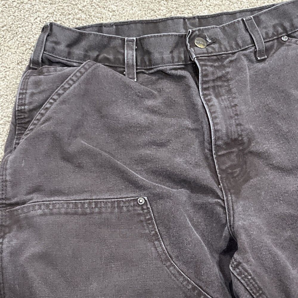 Carhartt B136 DKB Duck Double Knee Front Utility Work Pants 34x34 Vintage - Picture 5 of 12